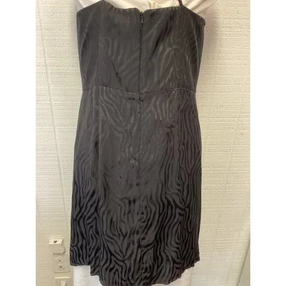 NWT Free People Sun Becomes Her Black Jacquard Dress Size 10 With Adjustable Str - Picture 4 of 6